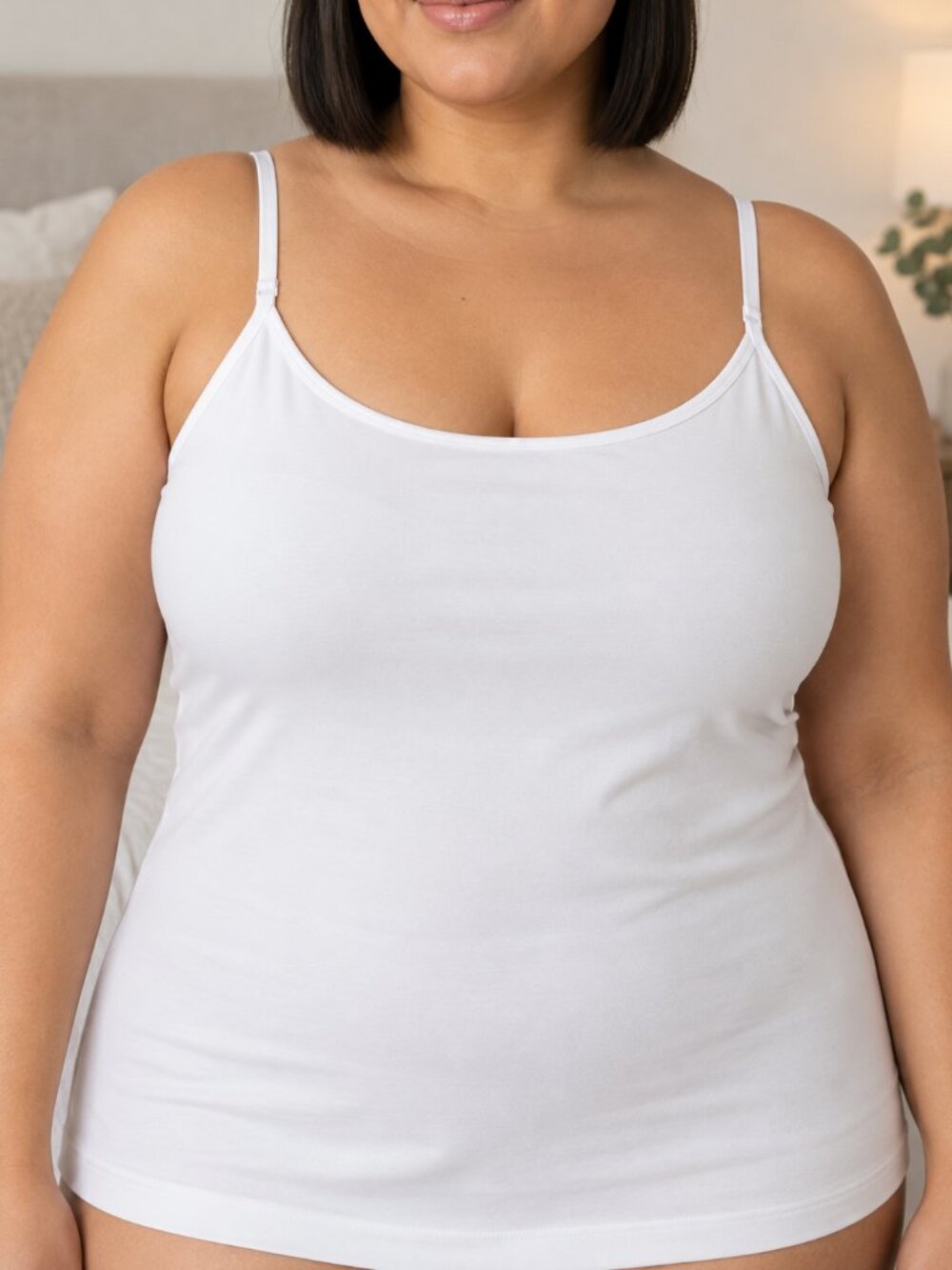 Shapermint Essentials All Day Every Day Scoop Neck Cami in white, size 3XL NWT